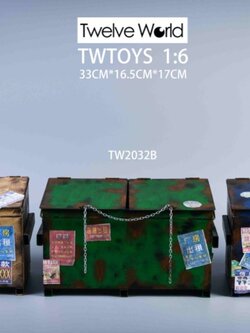 [สั่งจอง]TWTOYS TW2032 A/B/C 1/6 : The trash
