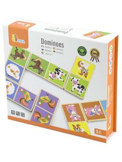 โดมิโนไม้สัตว์ในฟาร์ม 28 ชิ้น ของเล่น, ของเล่นเด็ก , ของเล่นไม้, ของเล่นเสริมพัฒนาการ, ของเล่นเด็กอนุบาล, สื่อการสอนเด็กอนุบาล