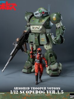 [สั่งจอง] Threezero 3Z10190W0 1/12 : Armored Trooper VOTOMS - Scopedog Ver.1.5