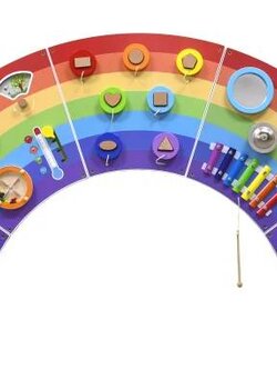 กิจกรรมผนังสายรุ้งฝึกพัฒนาการ ของเล่นติดผนัง , แผ่นติดผนัง เกมส์ไม้ ของเล่นเสริมพัฒนาการ, ของเล่น,ของเล่นติดผนัง,แถบแม่เหล็ก ,สินค้าพร้อมส่ง