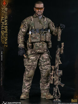 [พร้อมส่ง]DAMTOYS 78100 1/6 : RUSSIAN SPETSNAZ FSB ALPHA GROUP SNIPER