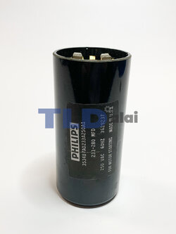 คาปาซิเตอร์สตาร์ท 233-280uf 250v ใช้กับ ปั๊มน้ำบาดาล, ปั๊มซัมเมอร์ส(ซัมเมิส), Franklin , คาปาซิเตอร์, START CAPACITOR ยี่ห้อ PHILIPS