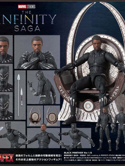 [พร้อมส่ง] MAFEX No.230 : Black Panther (Ver.1.5)