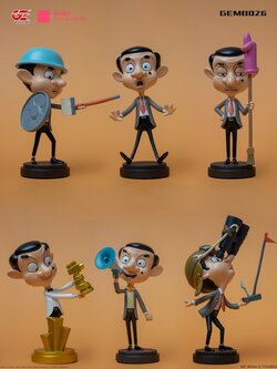 [พร้อมส่ง] Genesis Emen : Mr.Bean Q (เซต 6 ตัว สูง10ซม.)