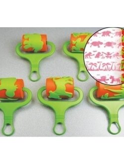 ลูกกลิ้งสำหรับวาดภาพลายทุ่งหญ้า 5 ชิ้น , ของเล่น, ของเล่นเด็ก, ของเล่นเสริมพัฒนาการ