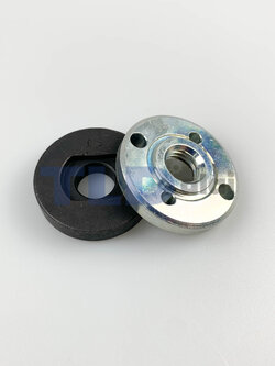 ประกับใบ ล็อคใบ หินเจียร 7นิ้ว ใช้กับหินเจียร Bosch รุ่น GWS20-180, GWS20-230, GWS2000 เป็นต้น (ขนาดมีแจ้งไว้ในรูป)