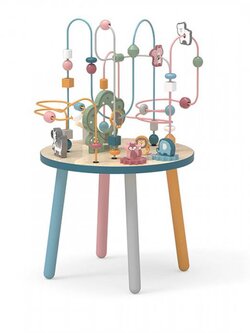 โต๊ะกิจกรรมเคลื่อนย้ายลูกปัดแสนสนุก ,โต๊ะกิจกรรมสารพัดแบบ , ของเล่นเสริมพัฒนาการเด็ก,สินค้าพร้อมส่ง