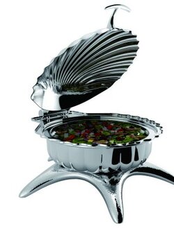 อ่างอุ่นอาหารรูปฝาหอย