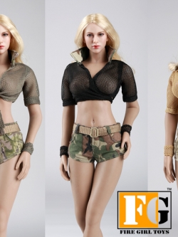 [สั่งจอง] Fire Girl Toys 2017 1/6 FG024/025/026 Cool camouflage suit