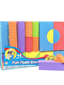 บล็อกโฟมใหญ่ เรขาคณิตโฟม, ของเล่นเสริมพัฒนาการ, ของเล่นเด็กอนุบาล, สื่อการสอนเด็กอนุบาล