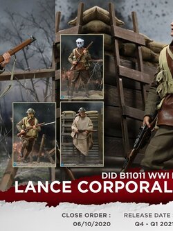[สั่งจอง]DID B11011 1/6 WWI British Infantry Lance Corporal William