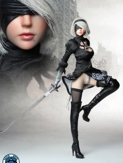 [สั่งจอง][Costume] ชุดคอสตูม+หัว สาวดรอยด์ 2B สวยโคตรโหดสังหาร