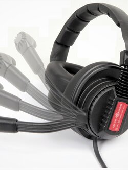 Altair Altair AM-100S Dual Muff Comms Headset with Mic Boom Switch AM-100S