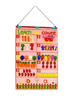 แผงการเรียนรู้ชุดฝึกนับสิ่งของต่างๆ 56 ชิ้น, ของเล่นเสริมพัฒนาการ, ของเล่น , สื่อการสอน