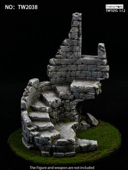 [สั่งจอง]TWTOYS TW2038 1/12 Castle Ruin Diorama Base