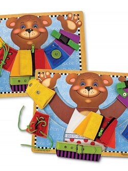 กระดานฝึกทักษะการแต่งตัว WT322 ,ฝึกแต่งตัวพี่หมี, เรียนรู้และฝึกทักษะพื้นฐาน,ฝึกกล้ามเนื้อมัดเล็ก , ของเล่นเสริมพัฒนาการ, ของเล่น