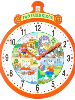 นาฬิกา 2 หน้า (Two Face Clock), ของเล่น, สื่อการสอน, พร้อมส่ง