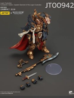[พร้อมส่ง]Joy toy 1/18 - JT00942 : Legio Custodes Constantin Valdor, Captain-General of the Legio Custodes