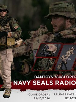 [สั่งจอง]DAMTOYS 78081 1/6 : Operation Red Wings NAVY SEALS SDV TEAM 1 Radio Telephone Operator