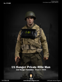 [สั่งจอง] Facepoolfigure 1/6 : WWII US Ranger Private – France 1944