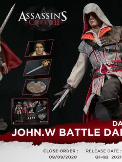 [สั่งจอง]DAMTOYS DMS012 1/6 Assassin's Creed II : Ezio Collectible Figure Specifications