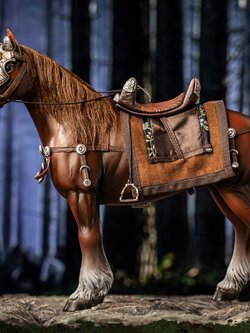 [พร้อมส่ง ] HHMODEL 1/12 : Imperial Legion - HH18069 : War Horse (เฉพาะม้า)