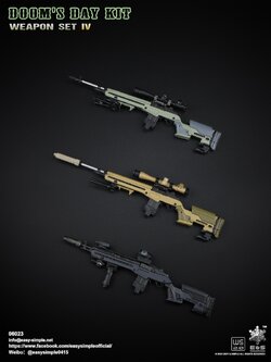[สั่งจอง] EASY&SIMPLE ES 06023A/B/C ：1/6 Scale Doom's Day Kit IV