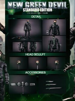 [สั่งจอง]L&M Customs x Forcecraft 1/12 : New Green Devil