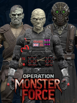 [สั่งจอง] FRESH MONKEY FICTION : OPERATION: MONSTER FORCE 1/12