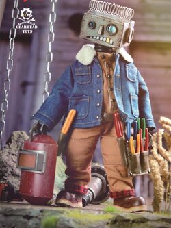 [สั่งจอง]Whycat & GEARHEADTOYS GHT001 ClumsyBot Series NO.1 : Repairman Curry