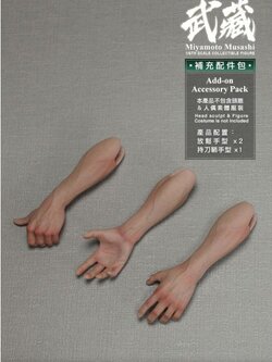 [สั่งจอง]Eleven X KAI 1/6 Scale Musashi extra forearm set 2.0