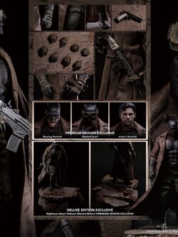 [พร้อมส่ง] Muff Toys mf07 1/12 : Knightmare Batman มีให้เลือก 3 แบบ