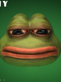 [สั่งจอง] Meme Toyz MTZ001 1/6 : Gloomy Frog Head Sculpt and Hand Set