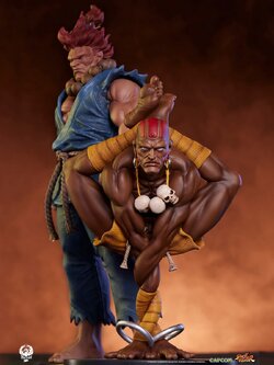 [พร้อมส่ง] Sideshow x PCS 912775 1/10 : Street Fighter Street Jam - Akuma & Dhalsim