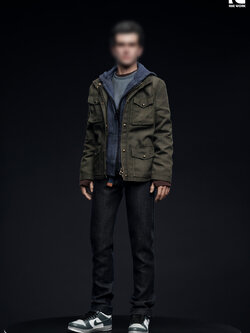 [สั่งจอง] Rise Work RW03 1/6 : Garfield M65 Workwear Outfit Set