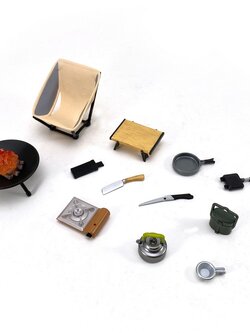 [สั่งจอง]DRAGON HORSE DH-E004 1/12 : CAMPING EQUIPMENT SET B