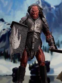 [พร้อมส่ง] Diamond select toys 7" : The Lord of the Rings [Re]- Uruk-Hai
