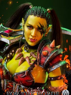 [สั่งจอง]War story WS008 1/6 : Orc Female Assassin for the tribe!