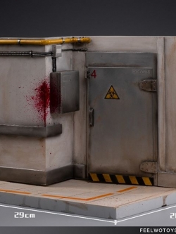 [สั่งจอง]ฉากไดโอรามา ประตูหน้าโรงงานนิวเคลียร์ FEELWOTOYS FW014 1/12 Scene Of Nuclear Factory