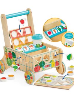 รถเข็นเด็กเล็ก บล๊อกหยอด เล่น4ด้าน Melissa รุ่น 30732 ของเล่นเสริมพัฒนาการเด็ก