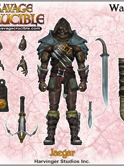 [พร้อมส่ง] Savage crucible 6.5-7 inch scale- Wave2- 09 - Jaeger