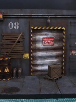 [สั่งจอง] ฉากโกดังร้างหมายเลข 8 สเกล 1:6 (ไม่รวมฟิกเกอร์ในภาพโปรโมท)