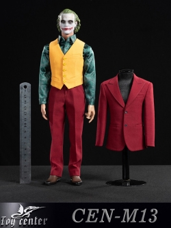 [สั่งจอง][Costume] คอสตูมชาย ต้อนรับหนังฉายของชายชุดแดงหน้าขาว Toy center CEN-M13：1/6 Clown Exclusive Red Suit