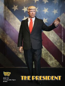 [สั่งจอง]HeroToy 1/6 HT001-HT002 (Box Figure/Set 2 Head Sculpt) – The President .