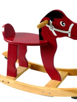 ม้าโยกไม้ งานในร่ม โยกเยกไม้ โยกเยกม้า พร้อมส่ง เครื่องเล่นในร่ม