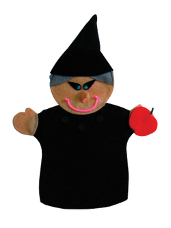 หุ่นมือ แม่มด ของเล่นเสริมทักษะ,ของเล่นเด็ก, สื่อการสอนอนุบาล พร้อมส่ง