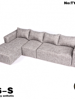 [สินค้าพรีออเดอร์] Sofa 1/6 โซฟา .... โซกู๊ด โซฟาผ้า.... เวรี่กู๊ด!!!