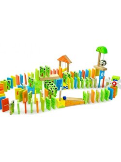 โดมิโนเมืองกบน้อยตีกระดิ่ง 100 ชิ้น ,ของเล่น,ของเล่นไม้,บล็อกต่อ,โดมิโน,เมืองกบ,ของเล่นเสริมทักษะการเรียนรู้, ของเล่นเสริมพัฒนาการเด็กอนุบาล, สื่อการสอนปฐมวัย, พร้อมส่ง