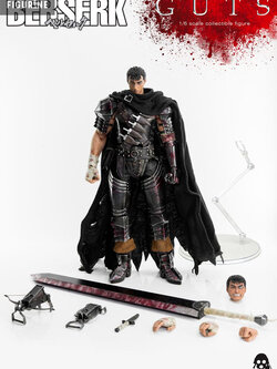 [พร้อมส่ง] threeZero X BERSERK 1/6 - Guts (Black Swordsman)