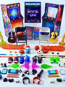 [พร้อมส่ง] Super Action Stuff 1/12 : Game On Version (มีให้เลือก 2 แบบ)